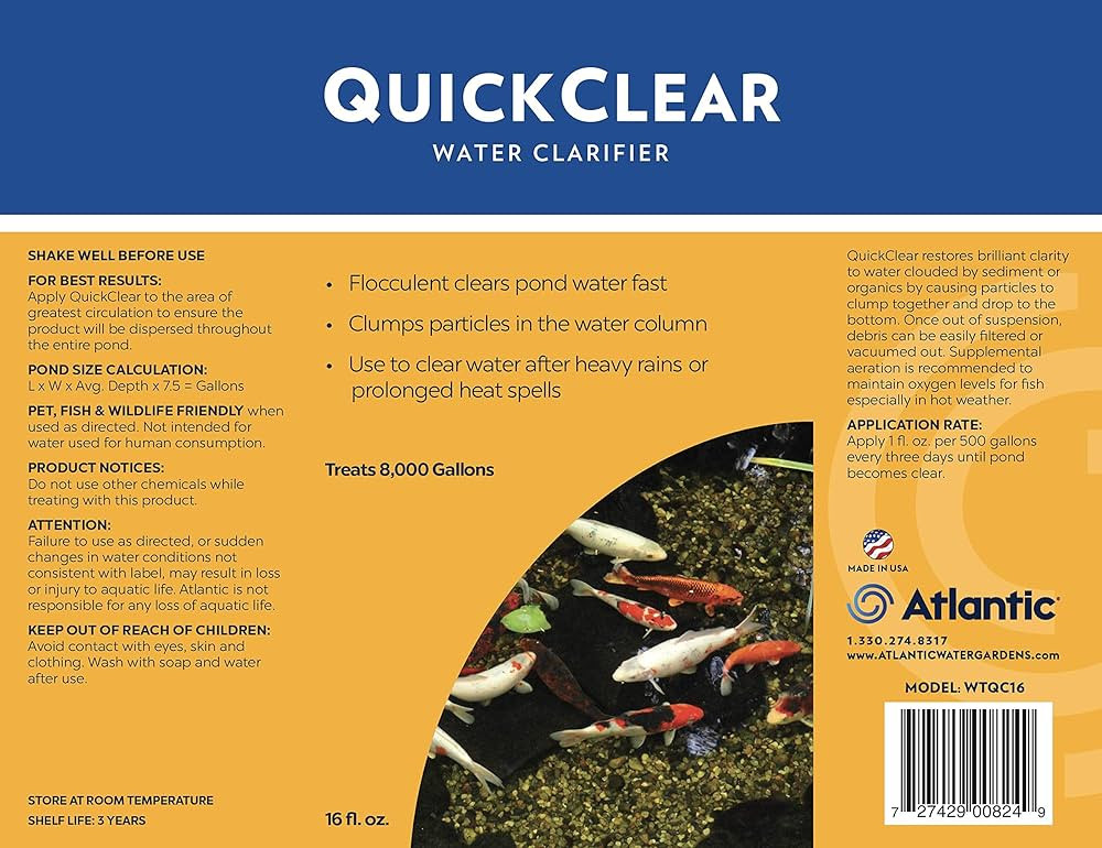 Atlantic QuickClear (16 fl oz) Water Clarifier