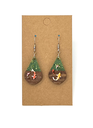Lucky Koi, Wood &amp; Resin Earrings