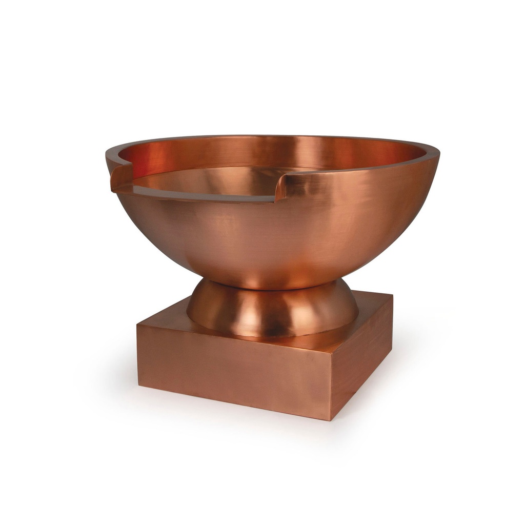 COPPER BOWL PEDESTAL
