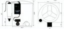 Evolution Aqua Eazy Pod Automatic system w/Airpump and 18 Watt UV