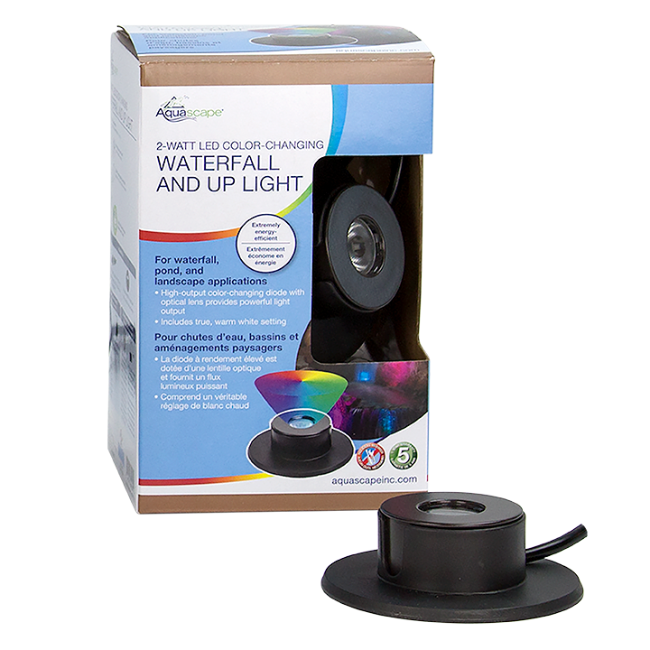 COLOR-CHANGING WATERFALL LIGHT - 2-WATT