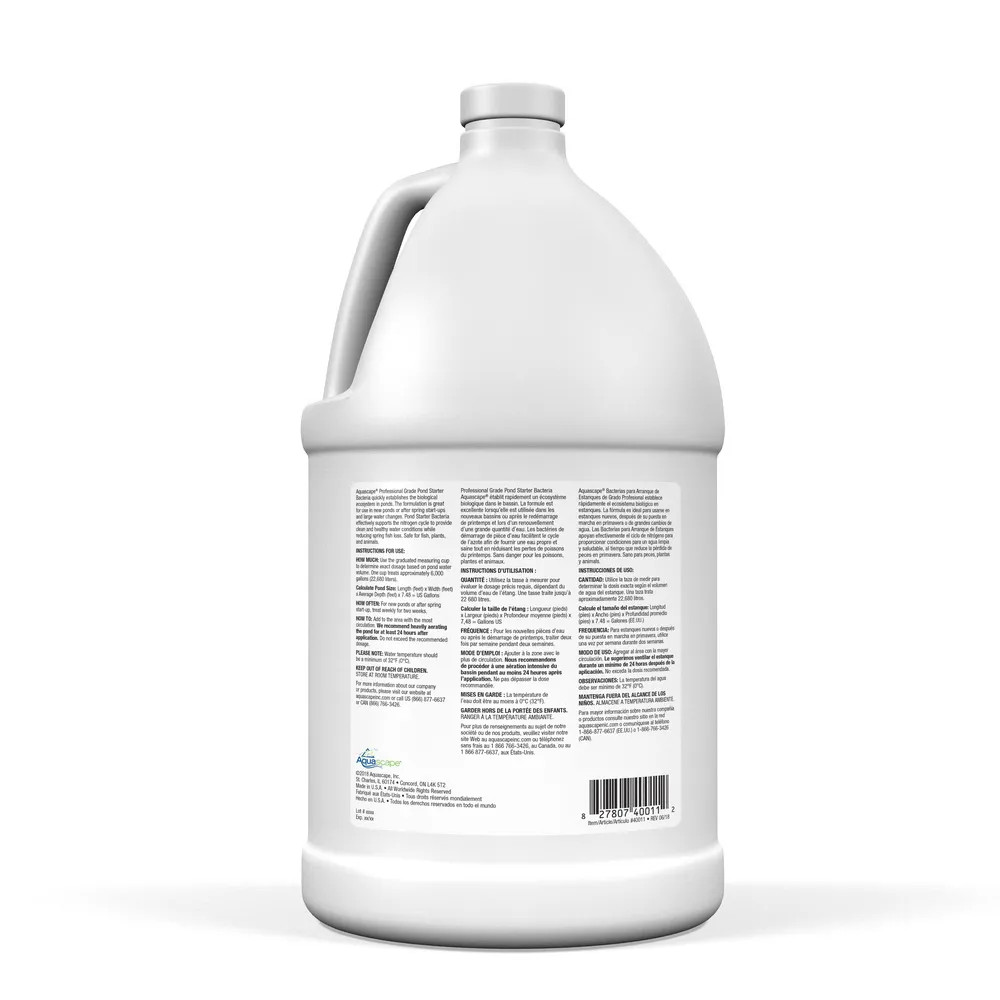 POND STARTER BACTERIA PROFESSIONAL GRADE - 1 GAL / 3.78 L