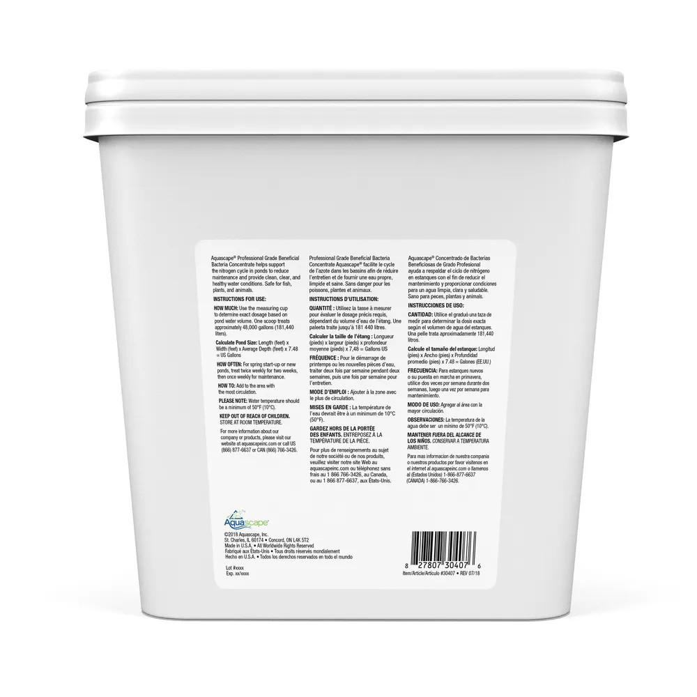 BENEFICIAL BACTERIA CONCENTRATE PROFESSIONAL GRADE - 9 LB / 4.08 KG