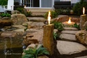 FIRE AND WATER BASALT COLUMN TORCH