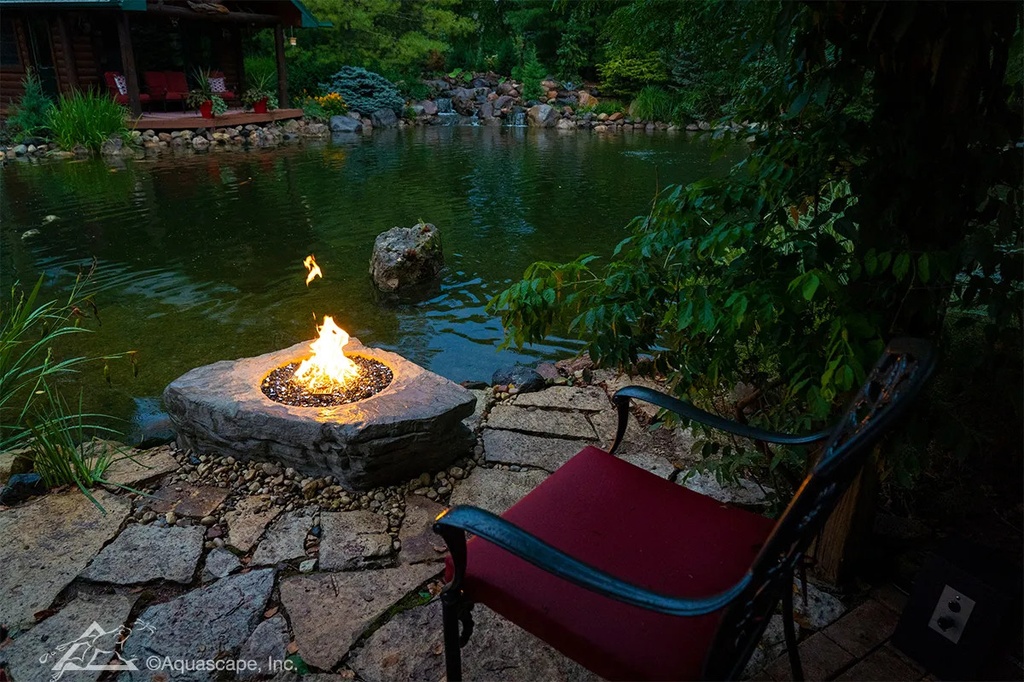 FAUX STONE FIRE PIT