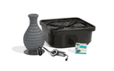 18&quot; Color Changing Vase Fountain Kit w/ Pump &amp; Basin