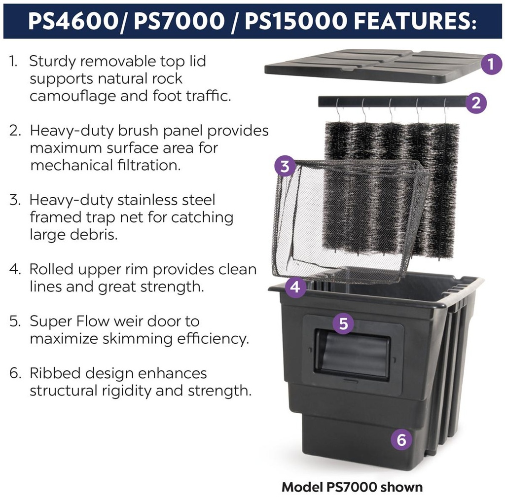 Atlantic Skimmer 6&quot; Weir PS4600