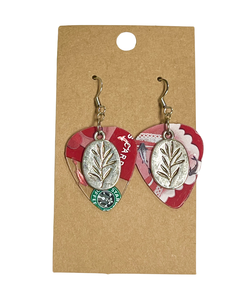 Lucky Koi Guitar Pic Earrings