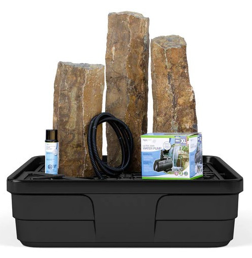 MONGOLIAN BASALT COLUMNS SET OF 3 FOUNTAIN KIT