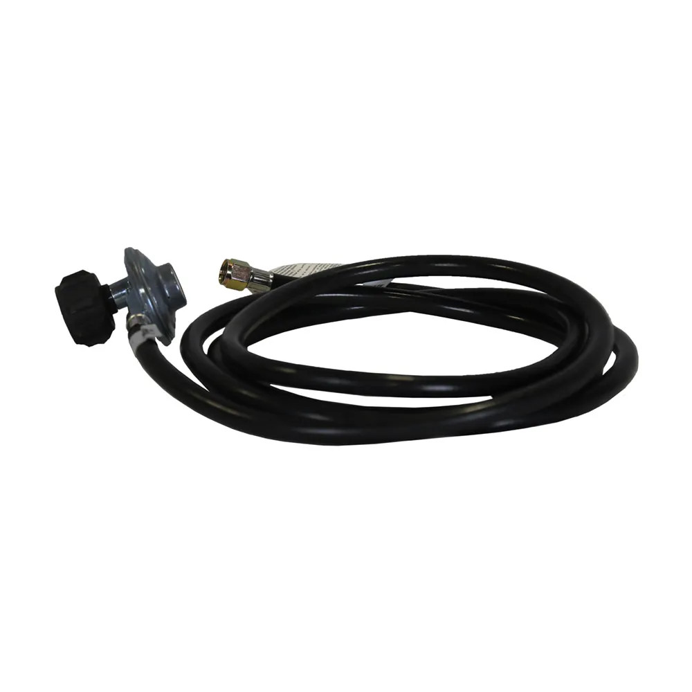PROPANE TANK REGULATOR AND HOSE - 3/8&quot; x 10' (3 M)