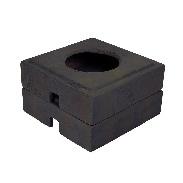 SPILLWAY BOWL STAND - IRON ORE - 4&quot; H (10 CM) - 2-PACK
