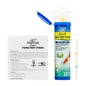 API Pond 5 in 1 Pond Test Strips 25 count