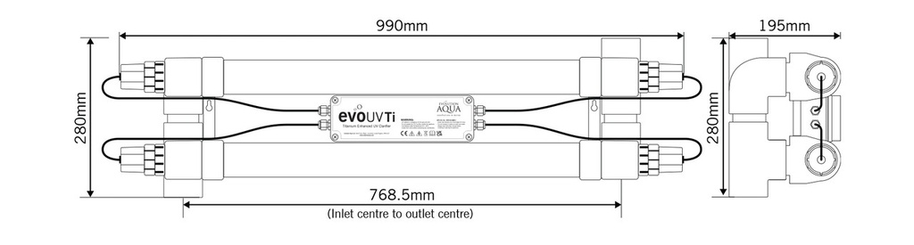 EVO 110 Watt TITANIUM UV