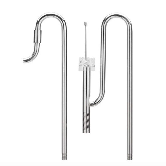 Aqua Worx Flux SS Lily Pipes w/ Skimmer 1/2&quot;