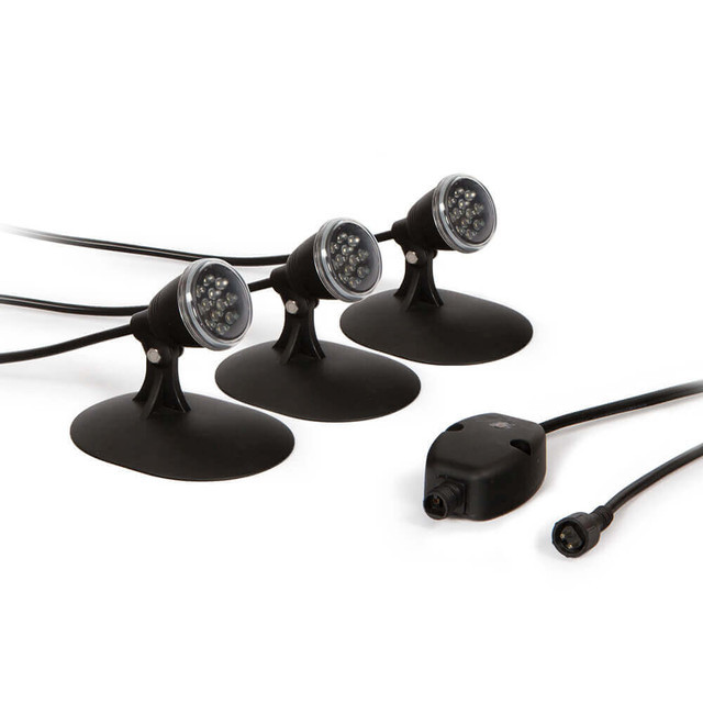 Atlantic 3 Pack - 1 Watt Warm White LED Pond Light