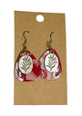 Lucky Koi Guitar Pic Earrings