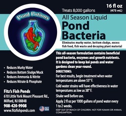 [X3-PBL16] Pond Potions Liquid All-Season Pond Bacteria 16 fl oz