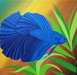 [FFP-JA-C001] Betta in Blue