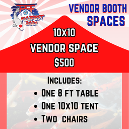 [10x10-VENDOR-2024] 10x10 Vendor Booth Space Koi Fest 2024