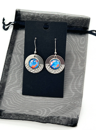 [Lucky-Koi-Pond-Charm-Earrings] Lucky Koi Pond Charm Earrings