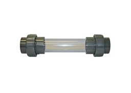 [U40-063] Evolution Aqua 2&quot; Sight Glass (single union each end)